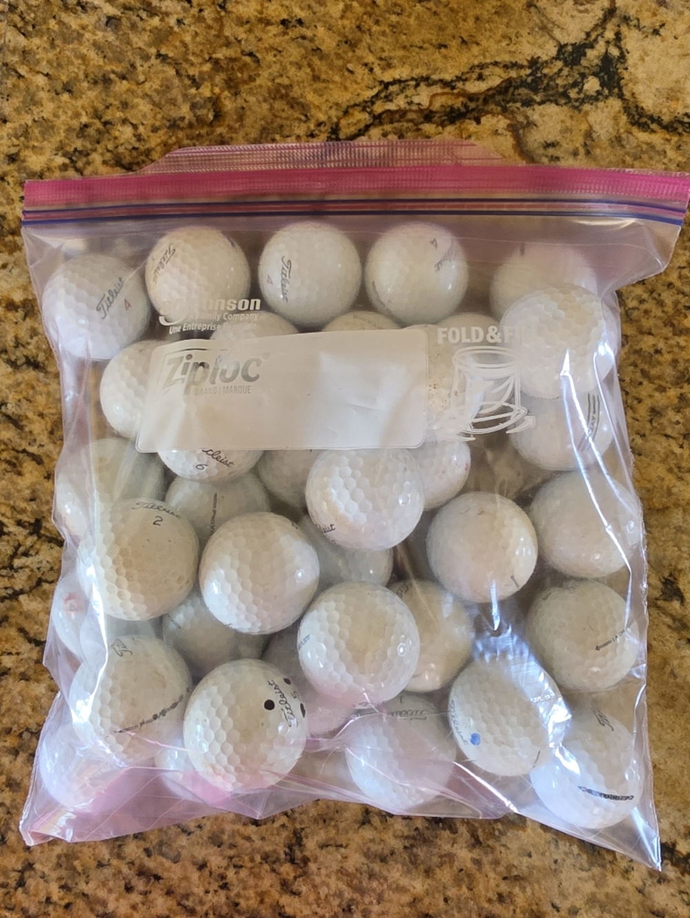 Titleist White Golf Balls - Bag of 36 - EUC